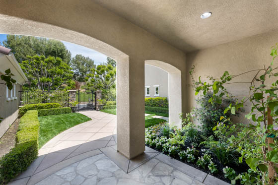 House with beautiful landscaping in San Clemente